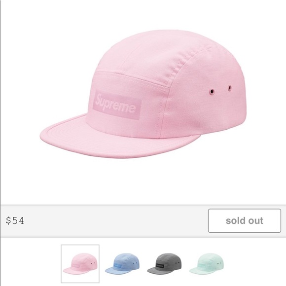 supreme box logo camp cap
